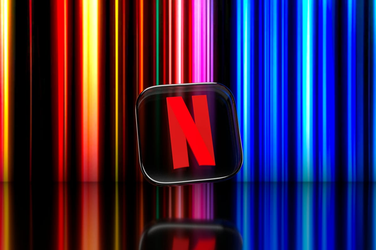 Netflix logo representing the platform’s global rise and innovative streaming business model