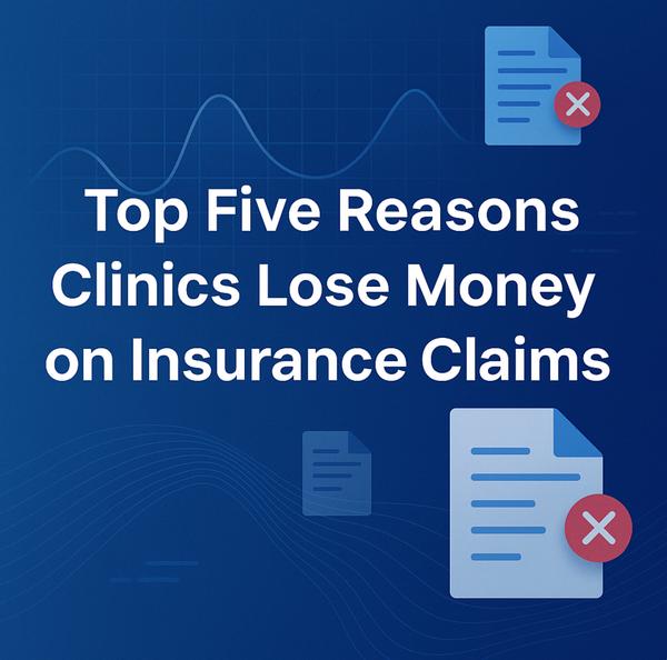 Feature image representing how clinics lose revenue due to denied insurance claims